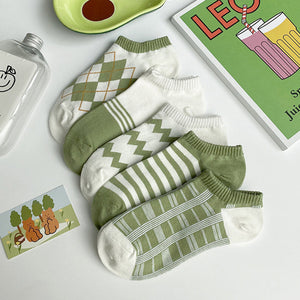 Fresh Stripe Socks(5 PAIRS)