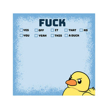 Load image into Gallery viewer, Funny Sassy Duck Sticky Notes