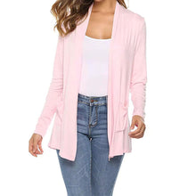 Load image into Gallery viewer, Women&#39;s Casual Lightweight Open Front Long Sleeve Cardigans