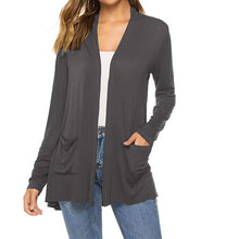 Load image into Gallery viewer, Women&#39;s Casual Lightweight Open Front Long Sleeve Cardigans