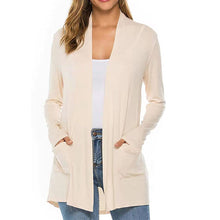 Load image into Gallery viewer, Women&#39;s Casual Lightweight Open Front Long Sleeve Cardigans