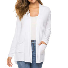 Load image into Gallery viewer, Women&#39;s Casual Lightweight Open Front Long Sleeve Cardigans