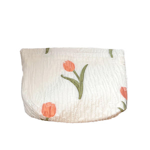 Cute Floral Makeup Bag