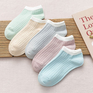 Fresh Stripe Socks(5 PAIRS)